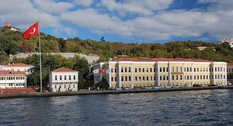 Galatasaray University seen from the sea